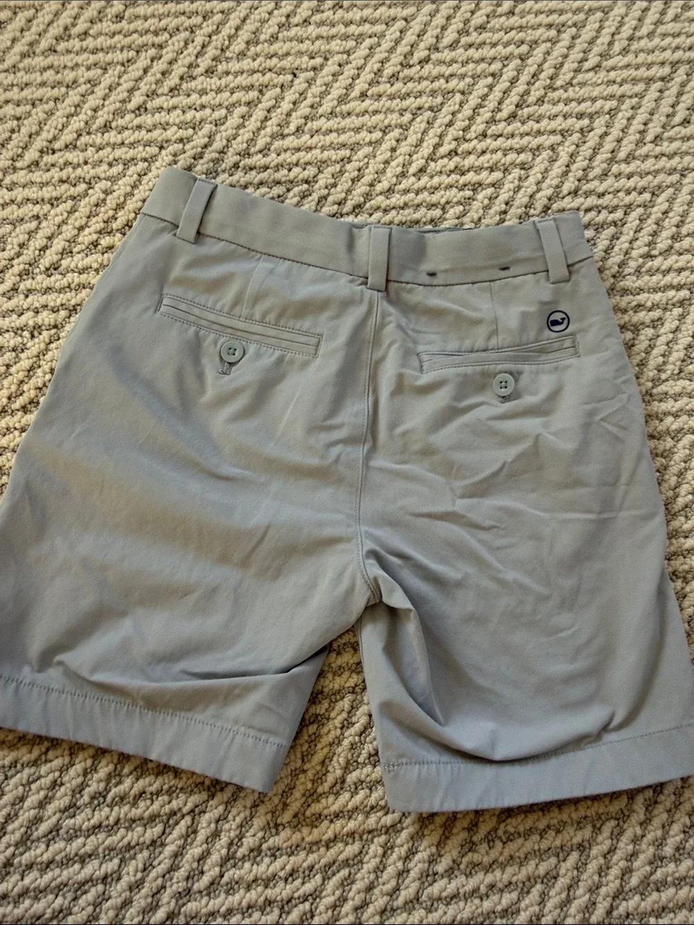 Vineyard Vines Kids On the Go Performance Gray Shorts